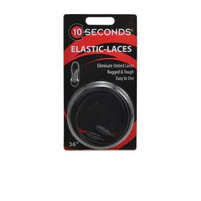 10-Seconds Elastic Shoe Lace - Black