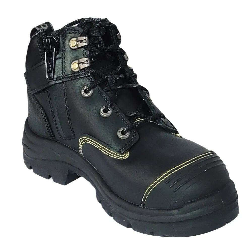 130MM Black Zip Sided Hiker Boot 55340Z