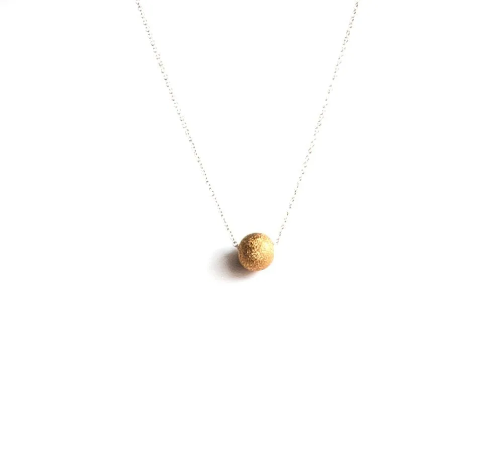 14K Gold Sparkle Necklace