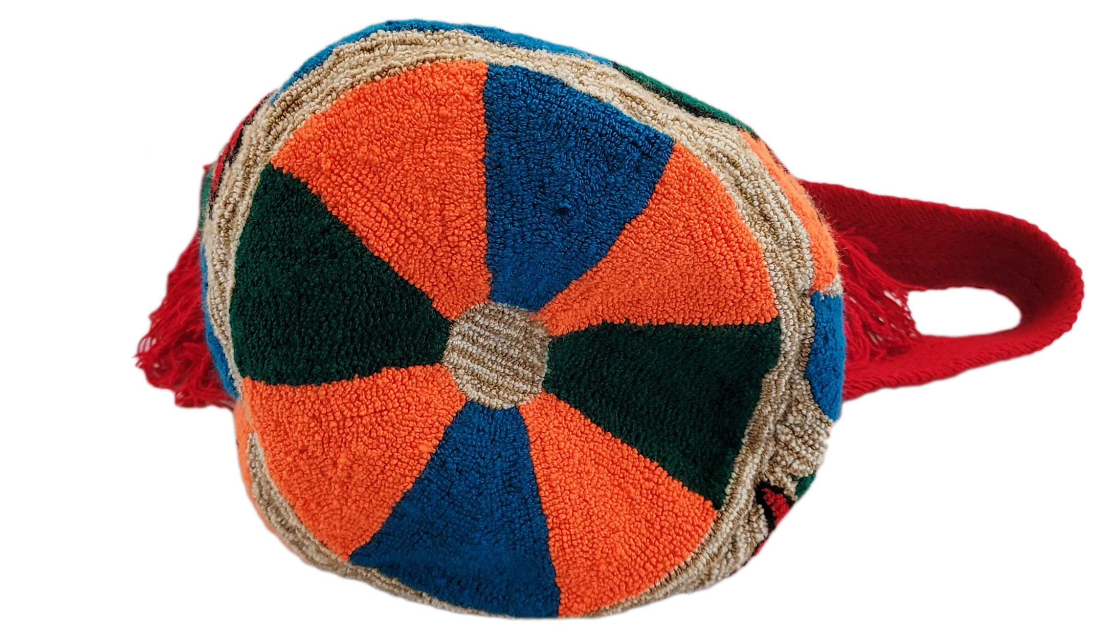 Adeline Large Handmade Punch-needle Wayuu Mochila Bag