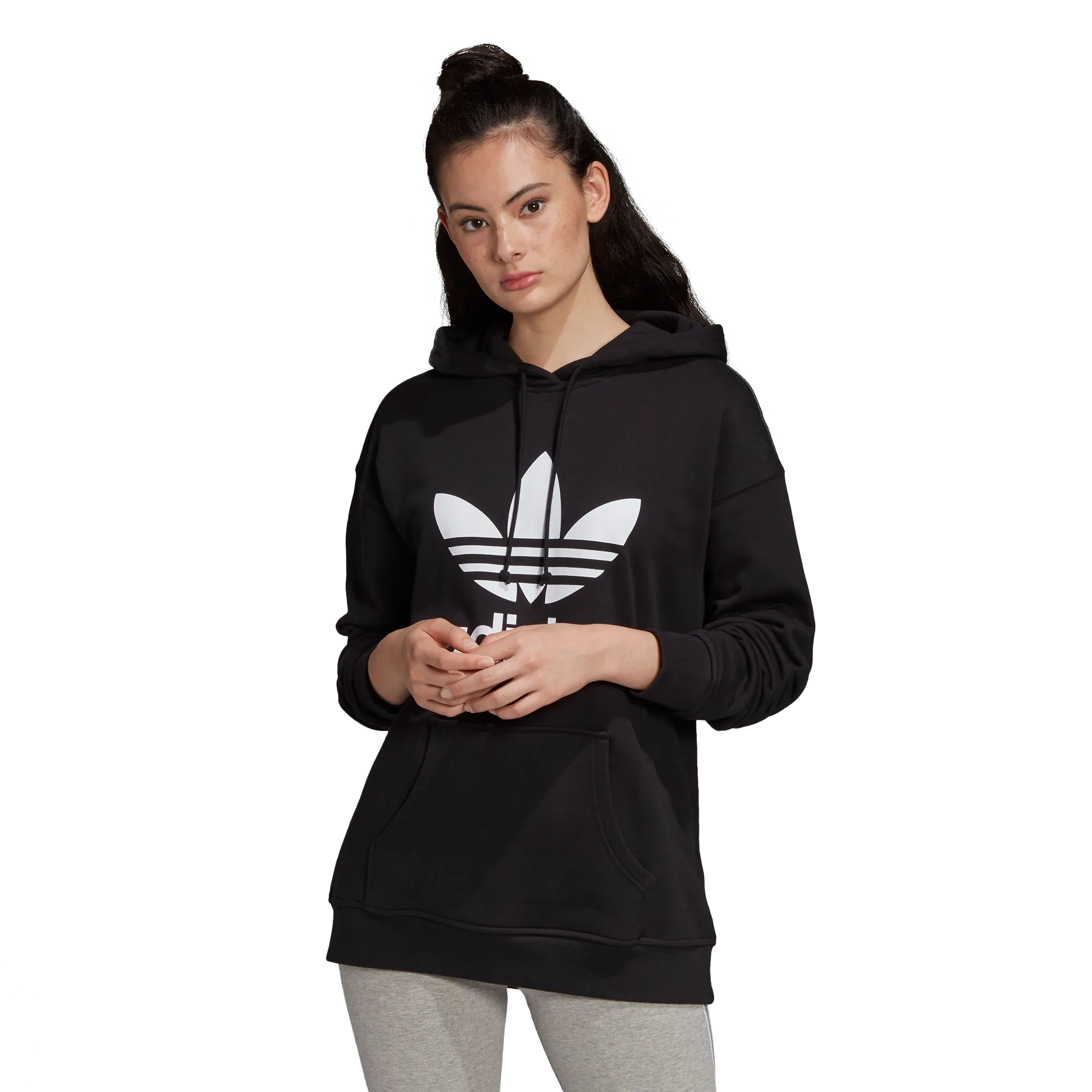 Adidas Originals Trefoil Hoodie schwarz FM3307