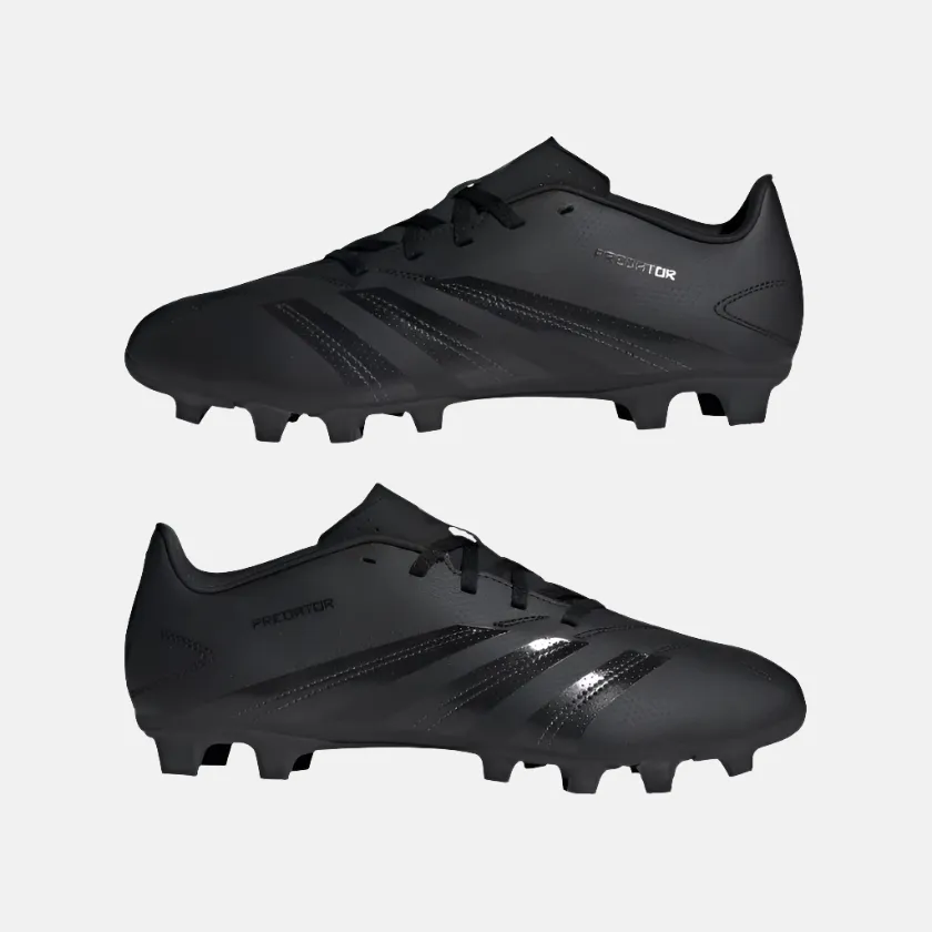 Adidas Predator Club Flexible Ground Unisex Football Shoes -Core Black/Carbon/Core Black