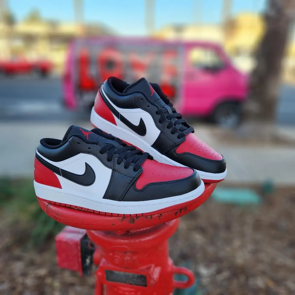 AIR JORDAN 1 LOW 'BRED TOE'