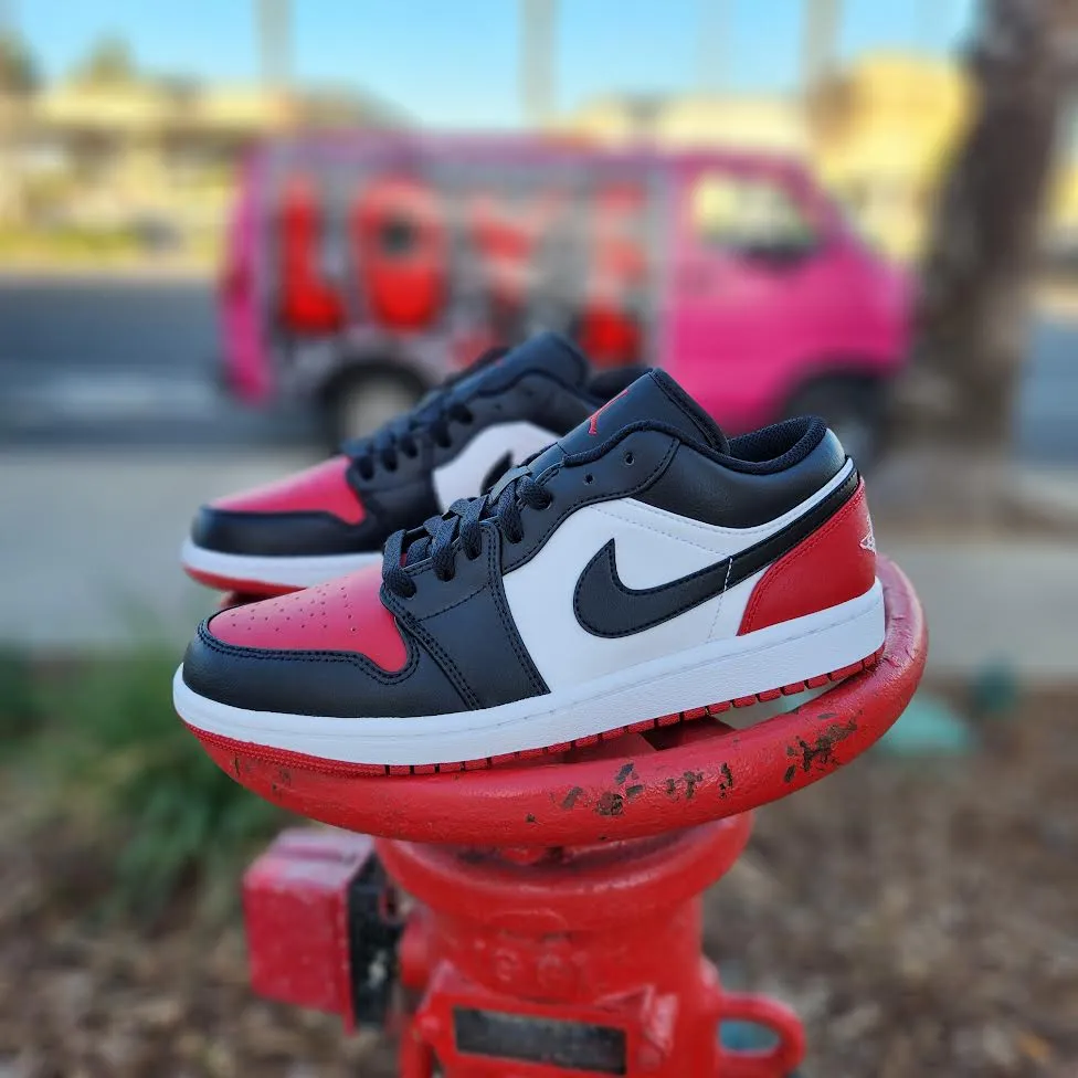 AIR JORDAN 1 LOW 'BRED TOE'