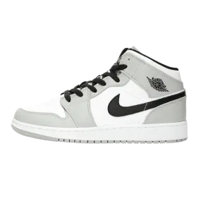 Air Jordan 1 Mid GS "Light Smoke Grey"