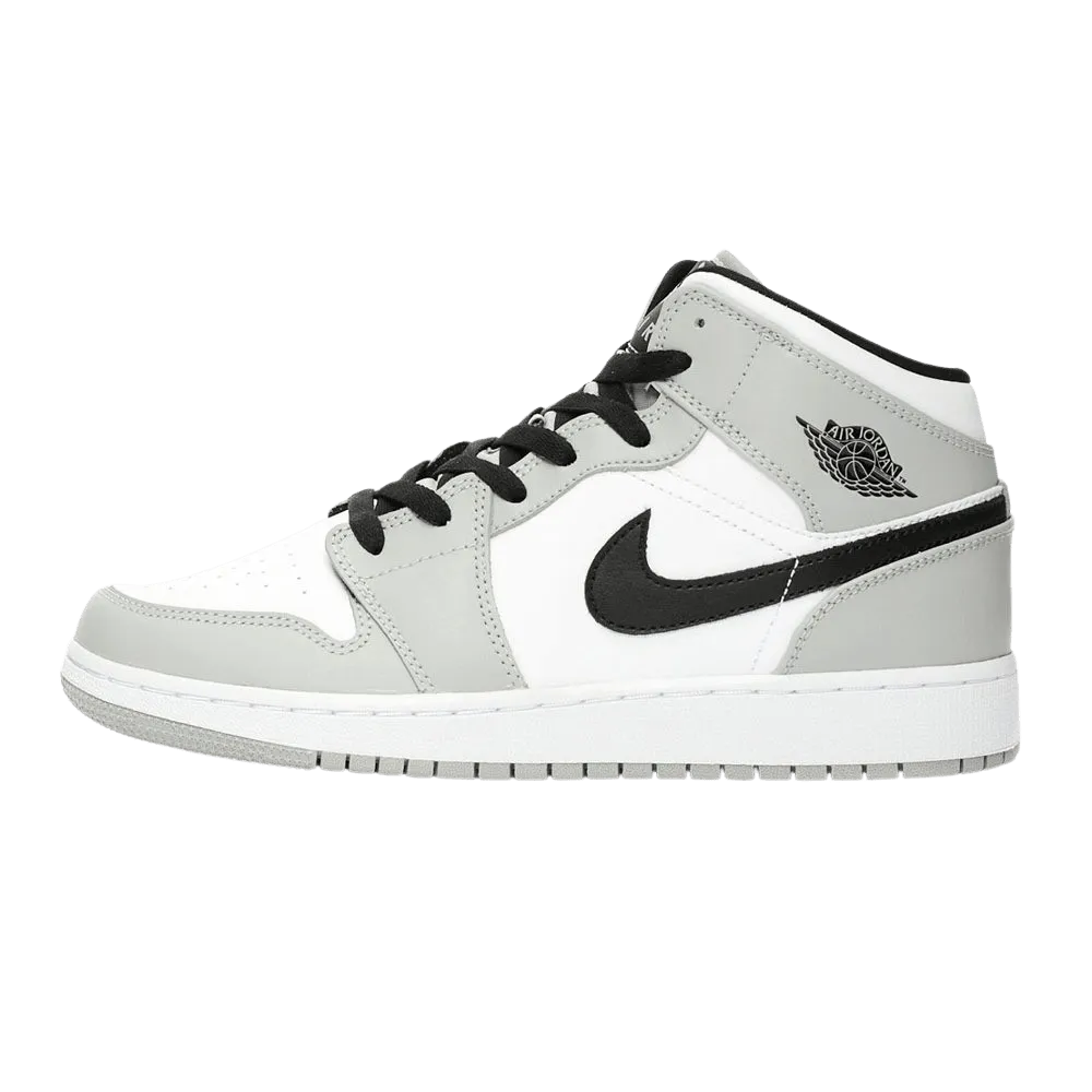 Air Jordan 1 Mid GS "Light Smoke Grey"