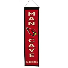 Arizona Cardinals Winning Streak Man Cave Wool Banner (8"x32")