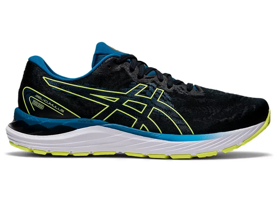 Asics men's running shoe Gel Cumulus 23 1011B012 016 black-glow yellow