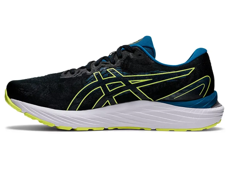 Asics men's running shoe Gel Cumulus 23 1011B012 016 black-glow yellow