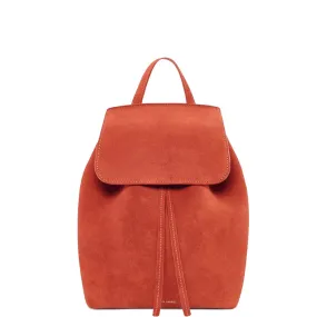 Backpack Mini Suede, Brick