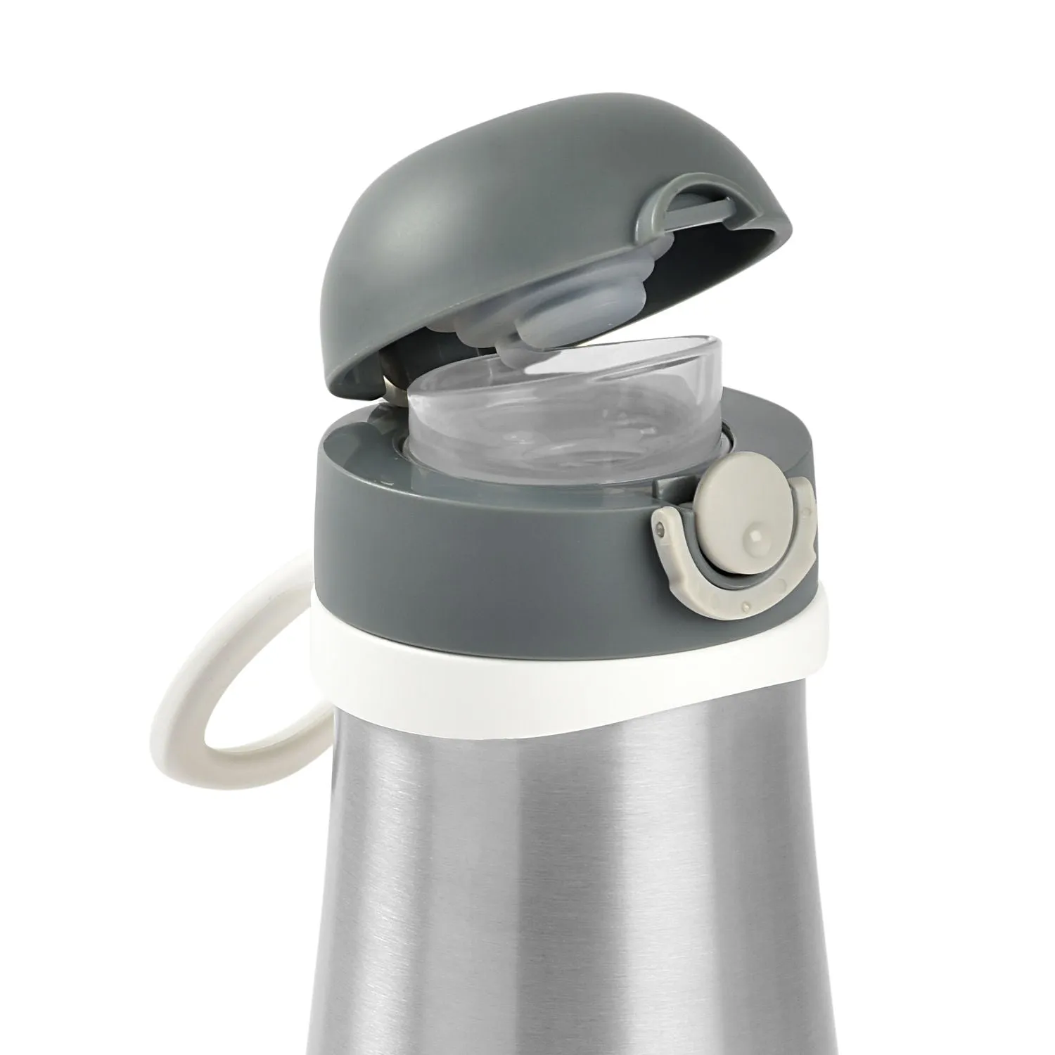 Beaba Stainless Steel Spout Cup - Grey