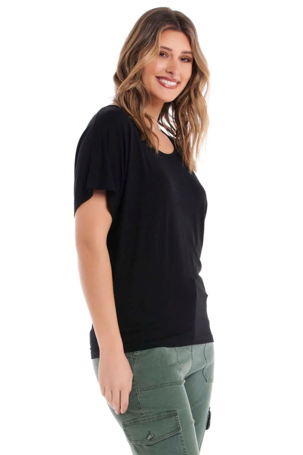 Betty Basics Maui Tee in Black