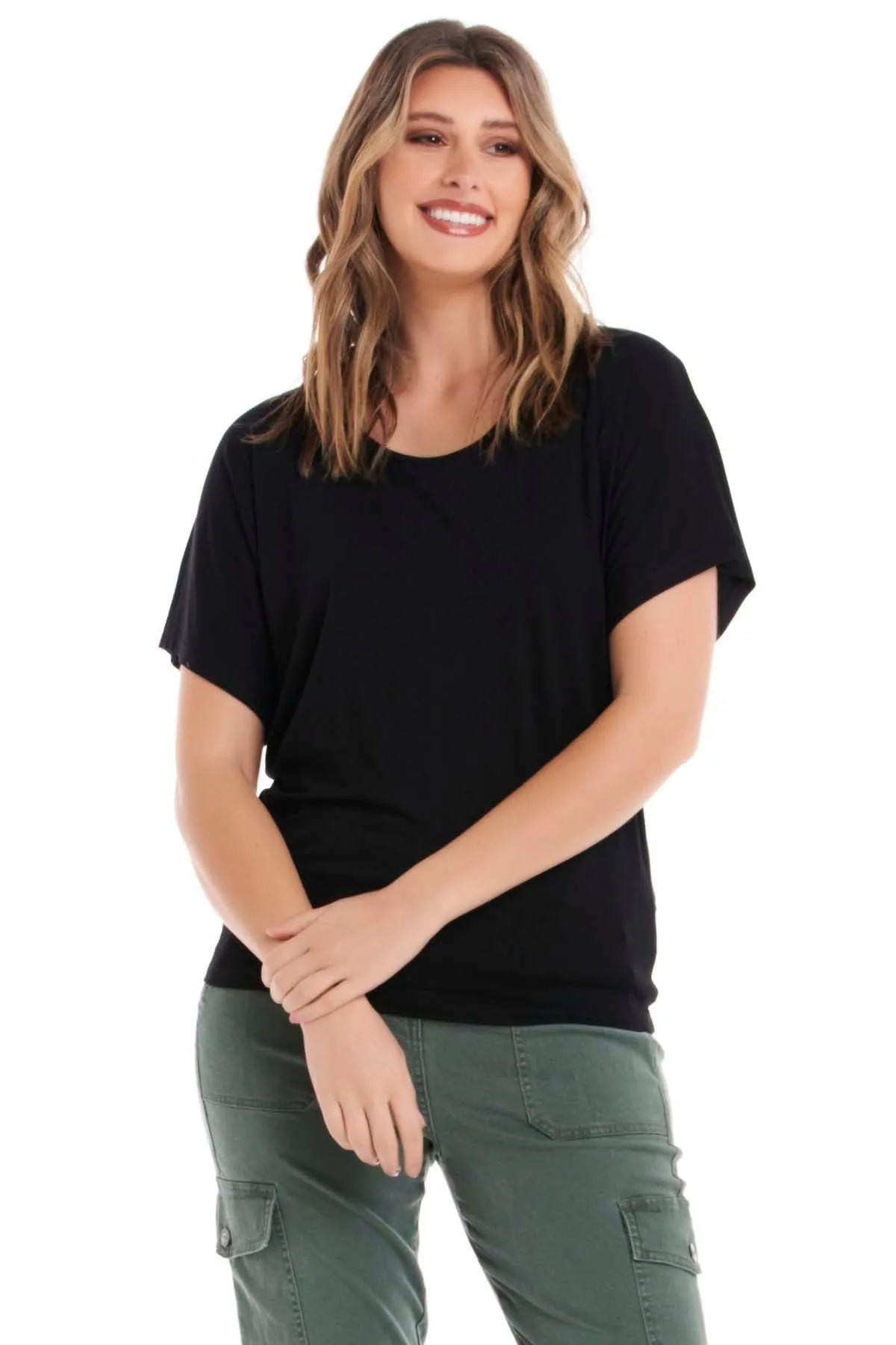 Betty Basics Maui Tee in Black