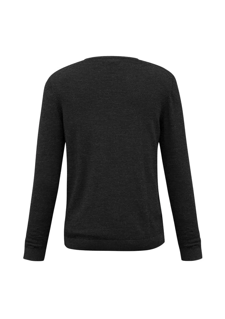 Biz Corporate Men's Origin Merino Pullover Black/Charcoal WP131ML