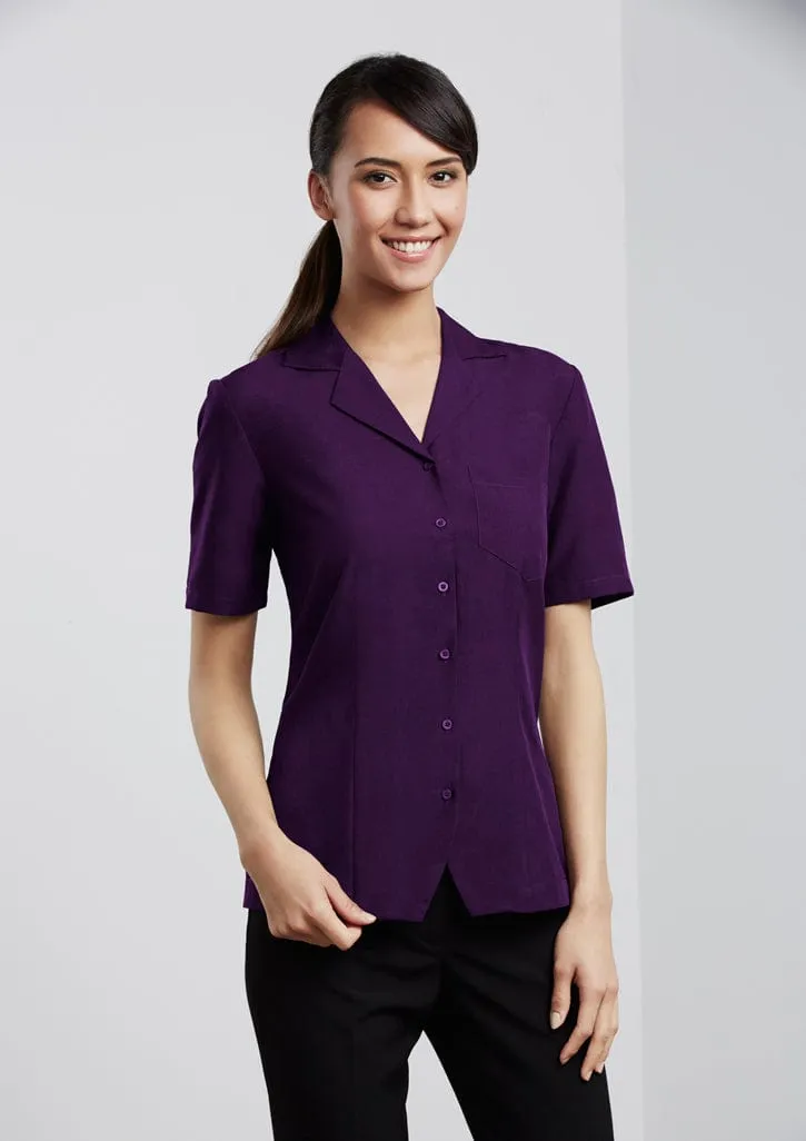 Biz Corporate Women's Plain Oasis Over Blouse S265LS