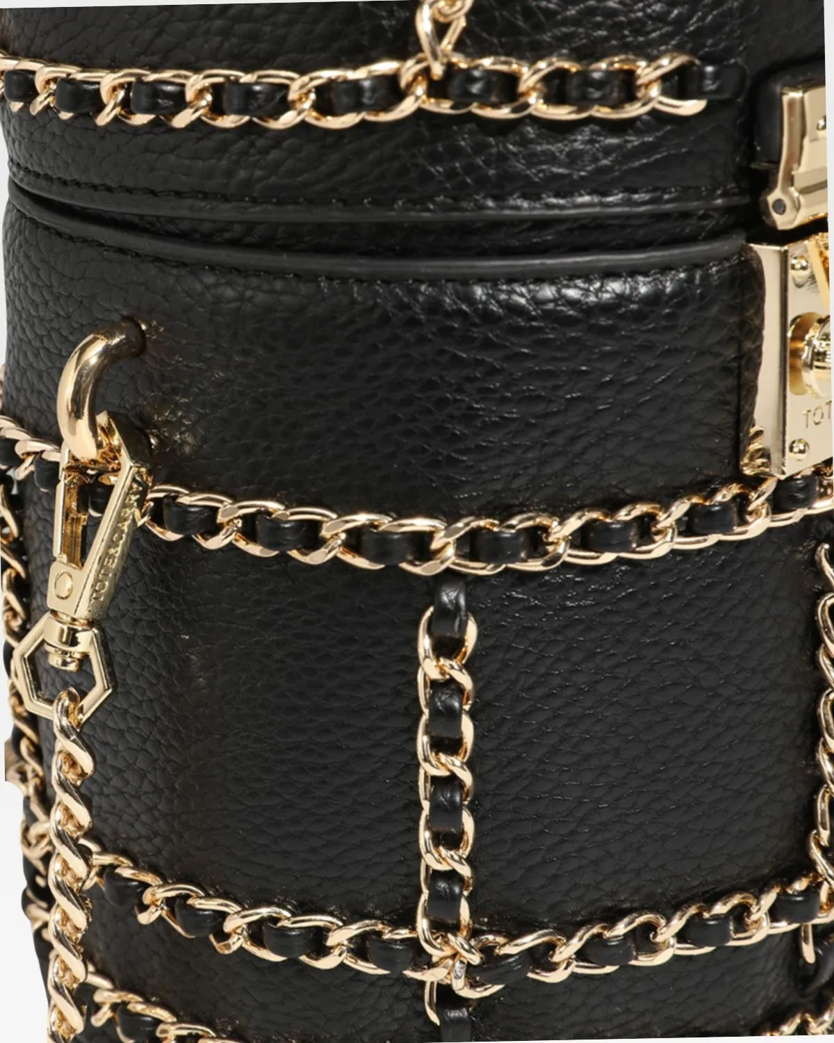 Black Evening Mini Barrel Bag