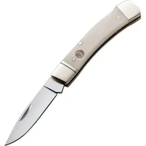 Boker Lockback White Smooth Bone 110250WB - Open Box