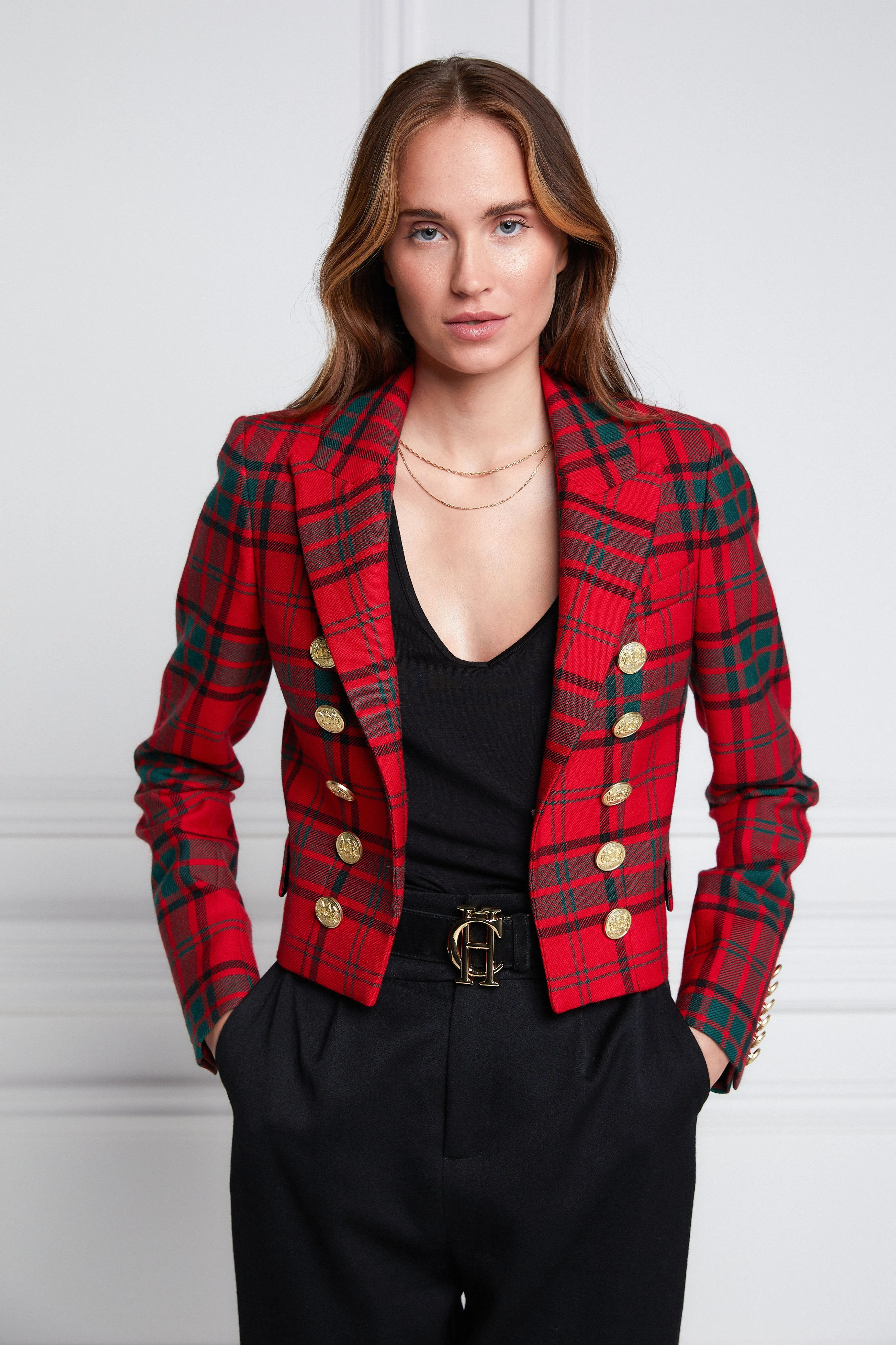 Brompton Jacket (Red Tartan)