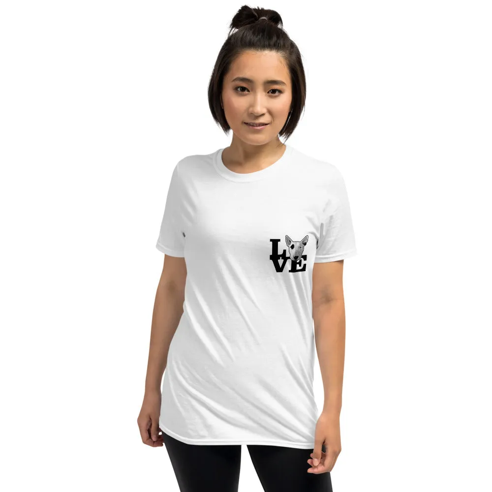 Bull Terrier Love Unisex Tee