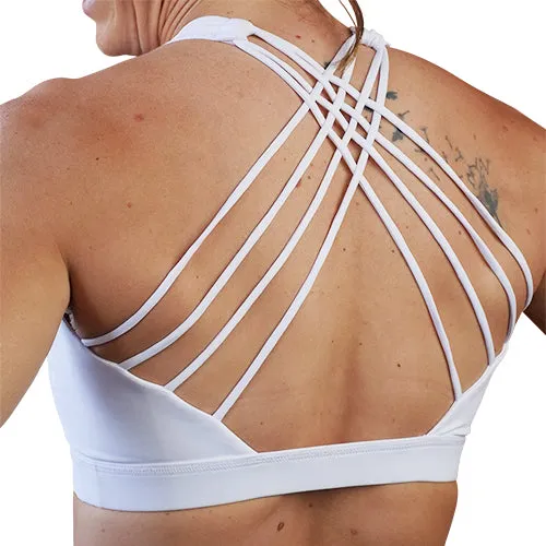 Butterfly Back Bra | All White