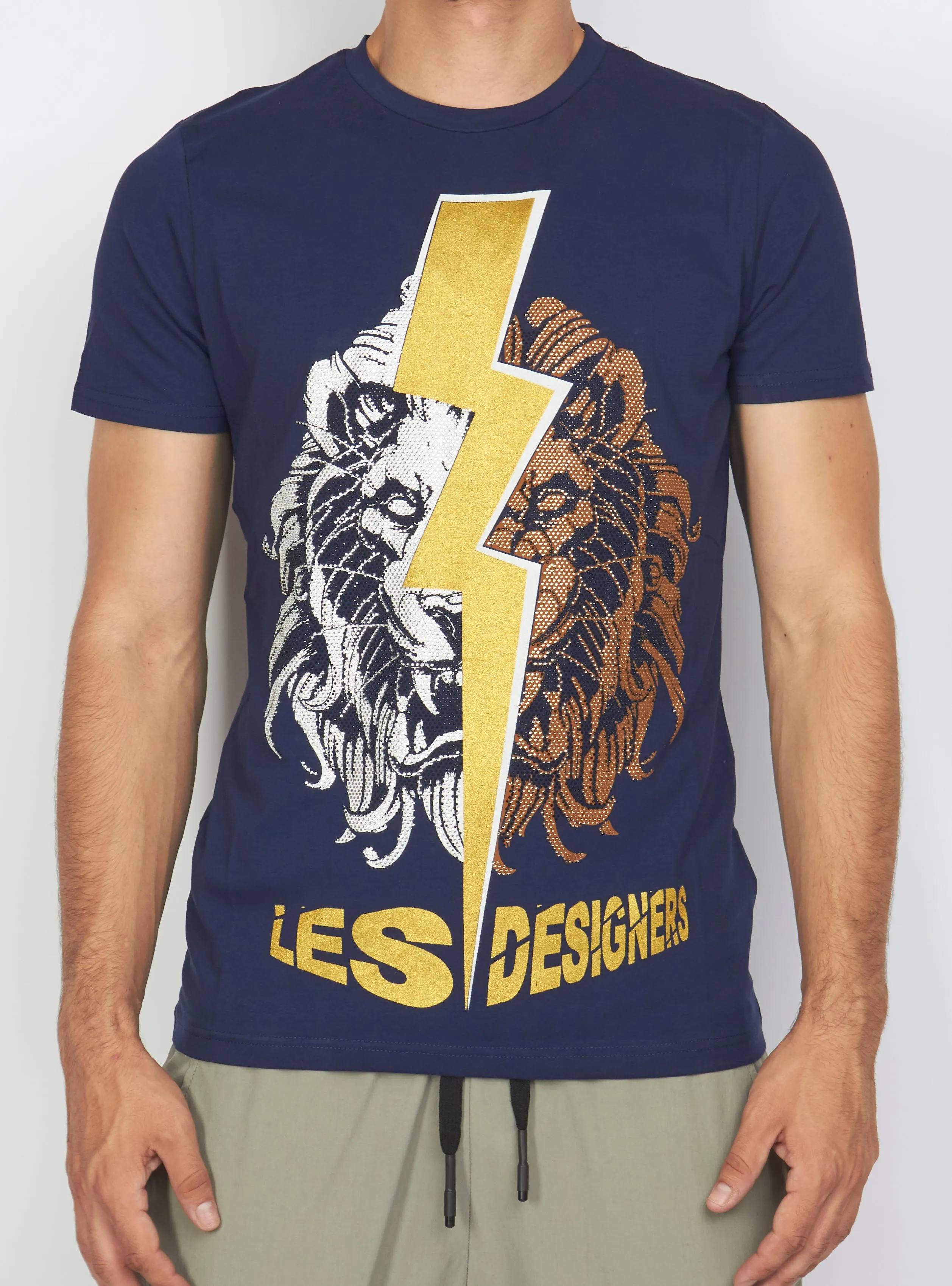 Buyer's Choice T-Shirt - Lightning Lion - Navy - 3280 01