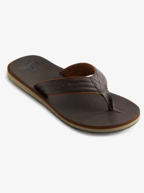 Carver Nubuck Sandals - Demitasse - Solid