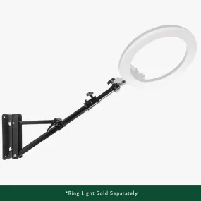 Ceiling Wall Mount Boom Arm for Ring Light & Photography Lighting (No Ring Light)