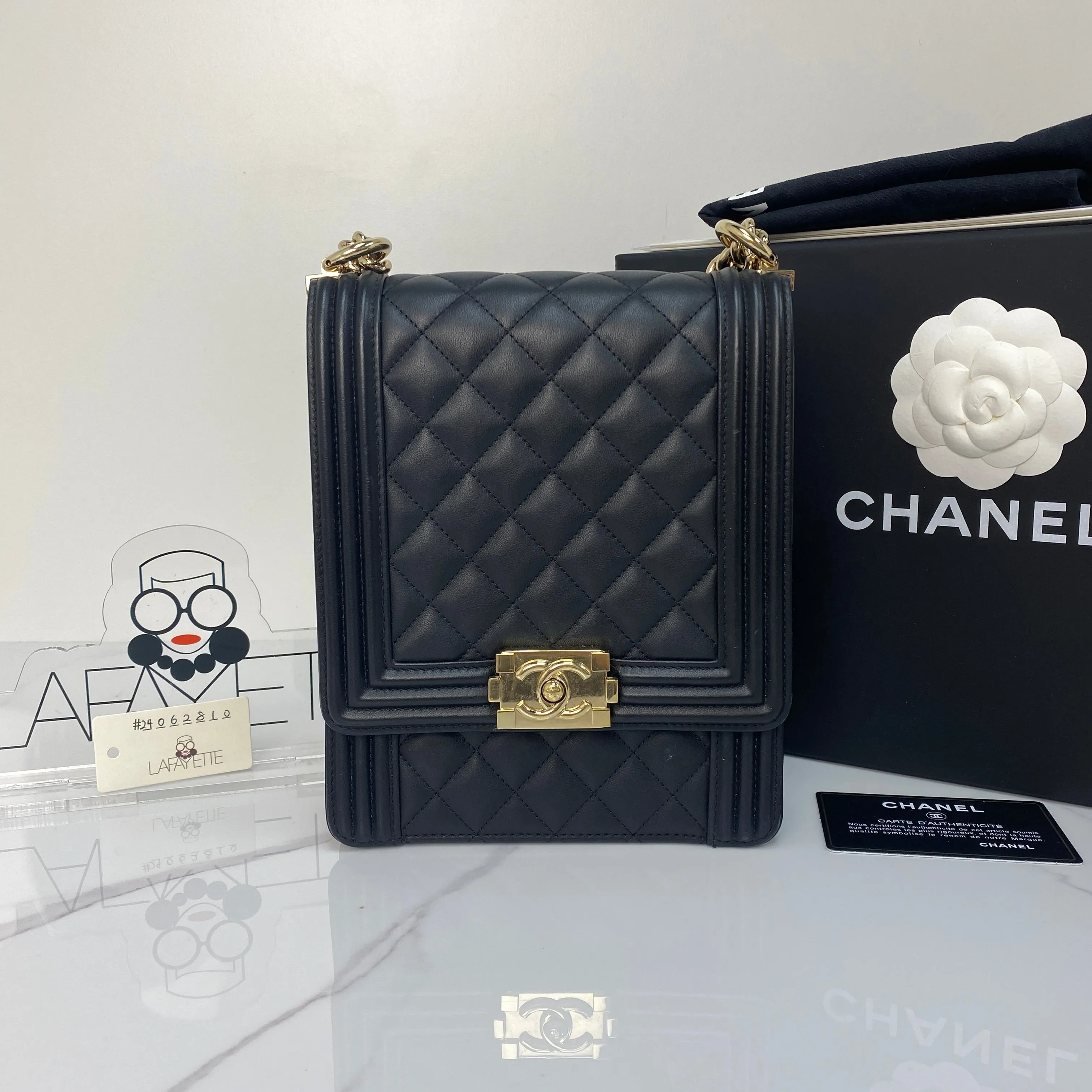 Chanel North South Boy Flap Bag