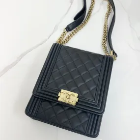 Chanel North South Boy Flap Bag