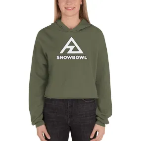 Classic Logo Ladies Crop Top Hoodie