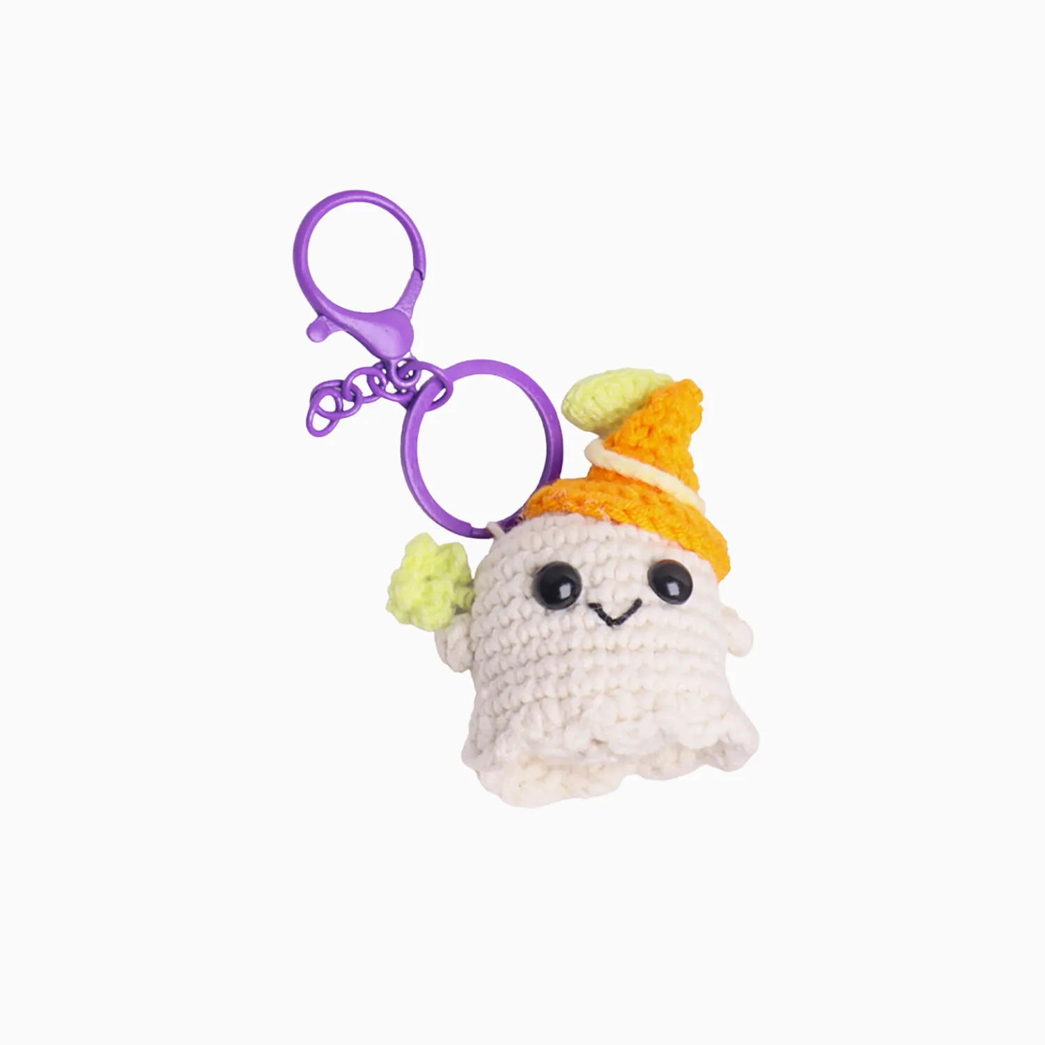 Cute Ghost Crochet Keychain