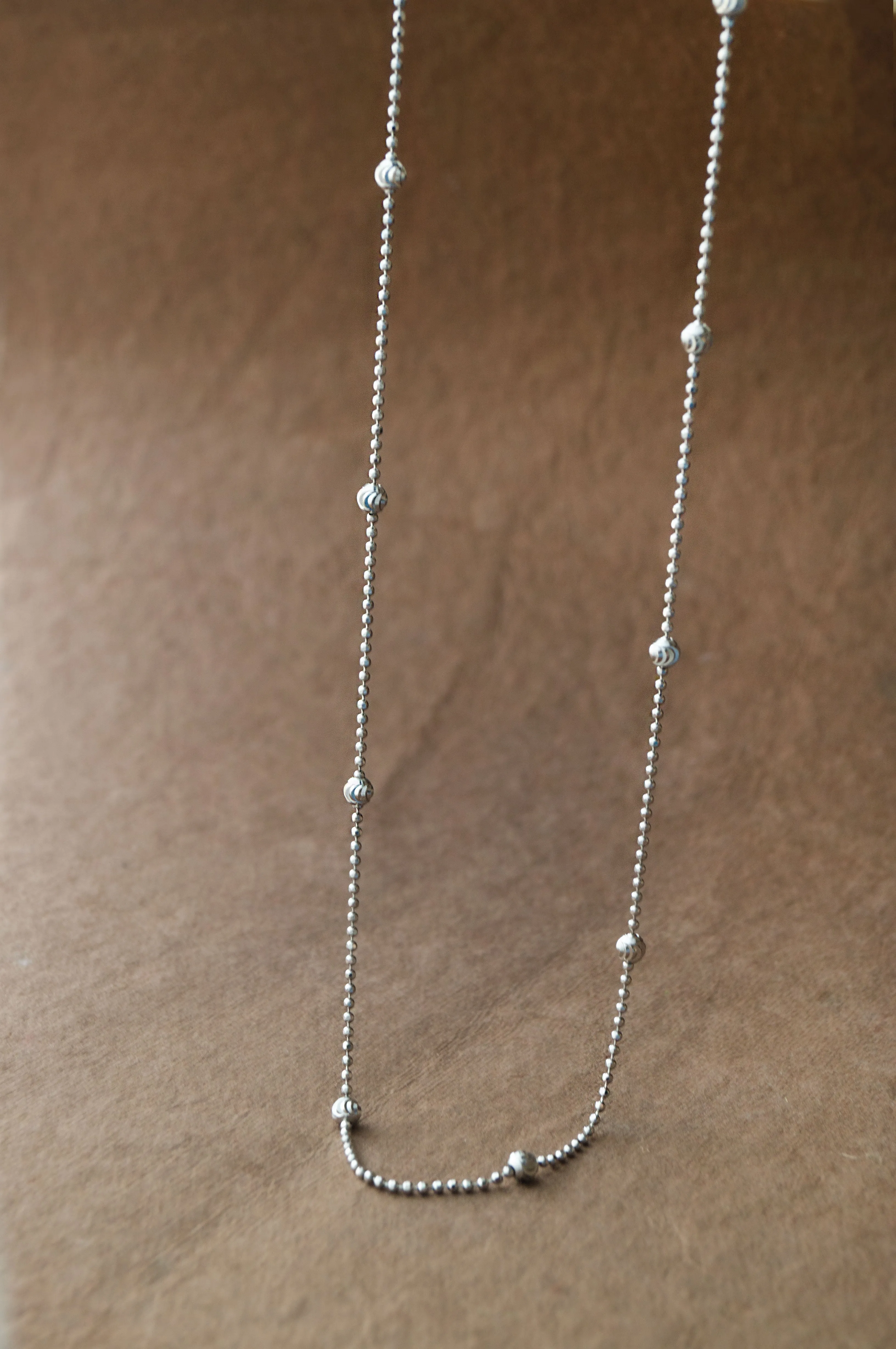 Cutting Edge Tiny Balls Sterling Silver Chain