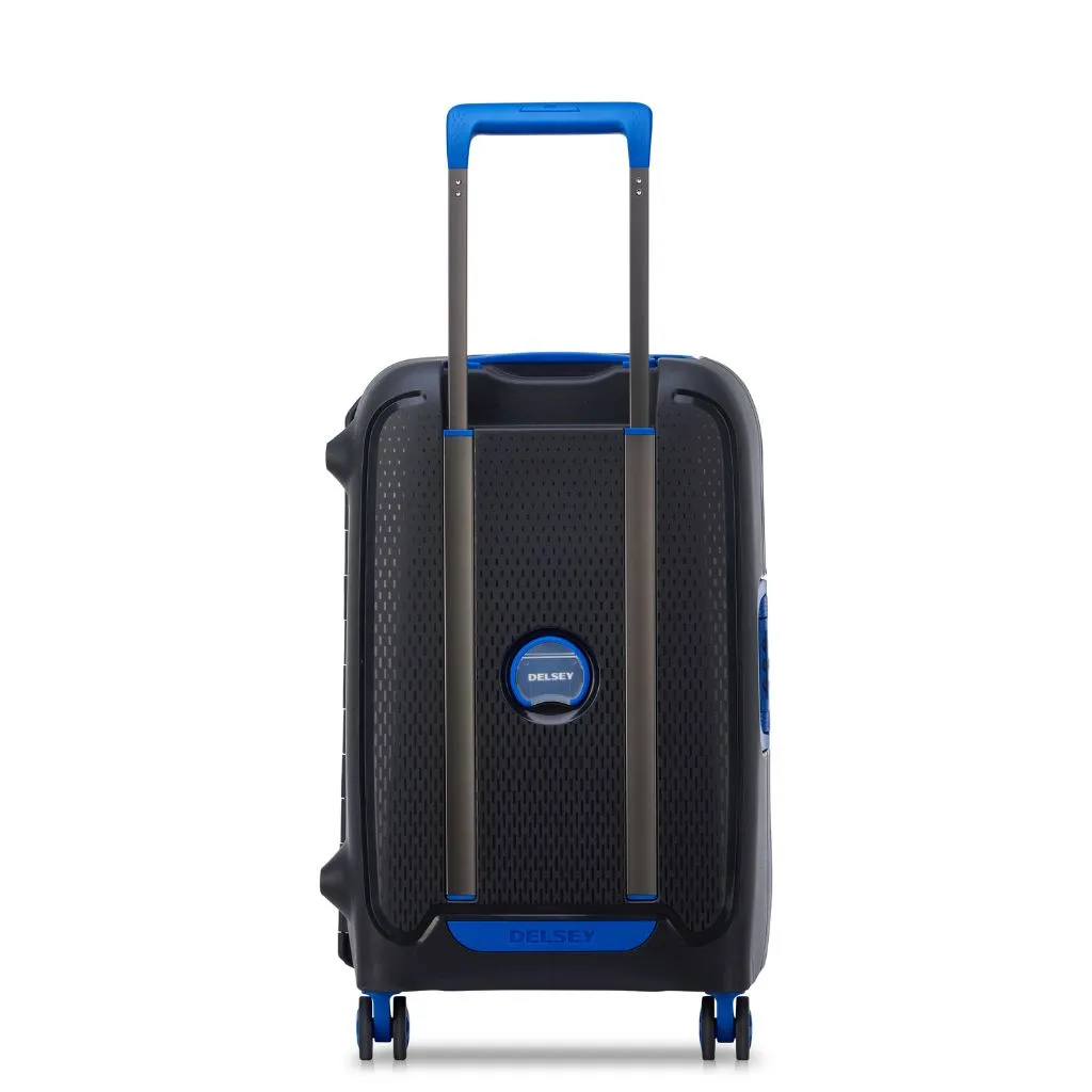 Delsey Moncey 55cm Carry On Hardsided Luggage Black/Blue