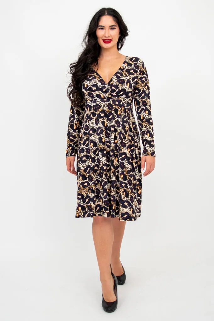 Denver Dress, Leonine, Bamboo