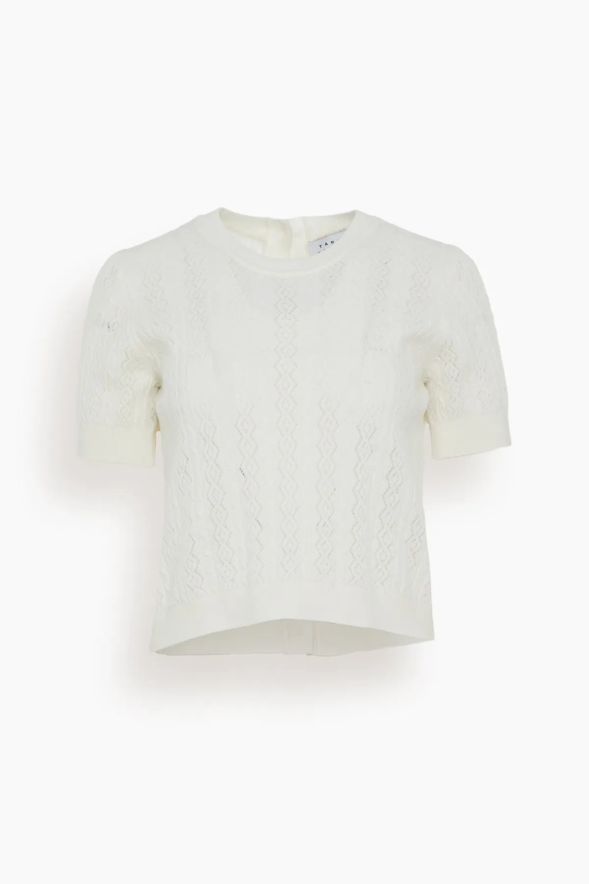 Diane Knit Top in Cream