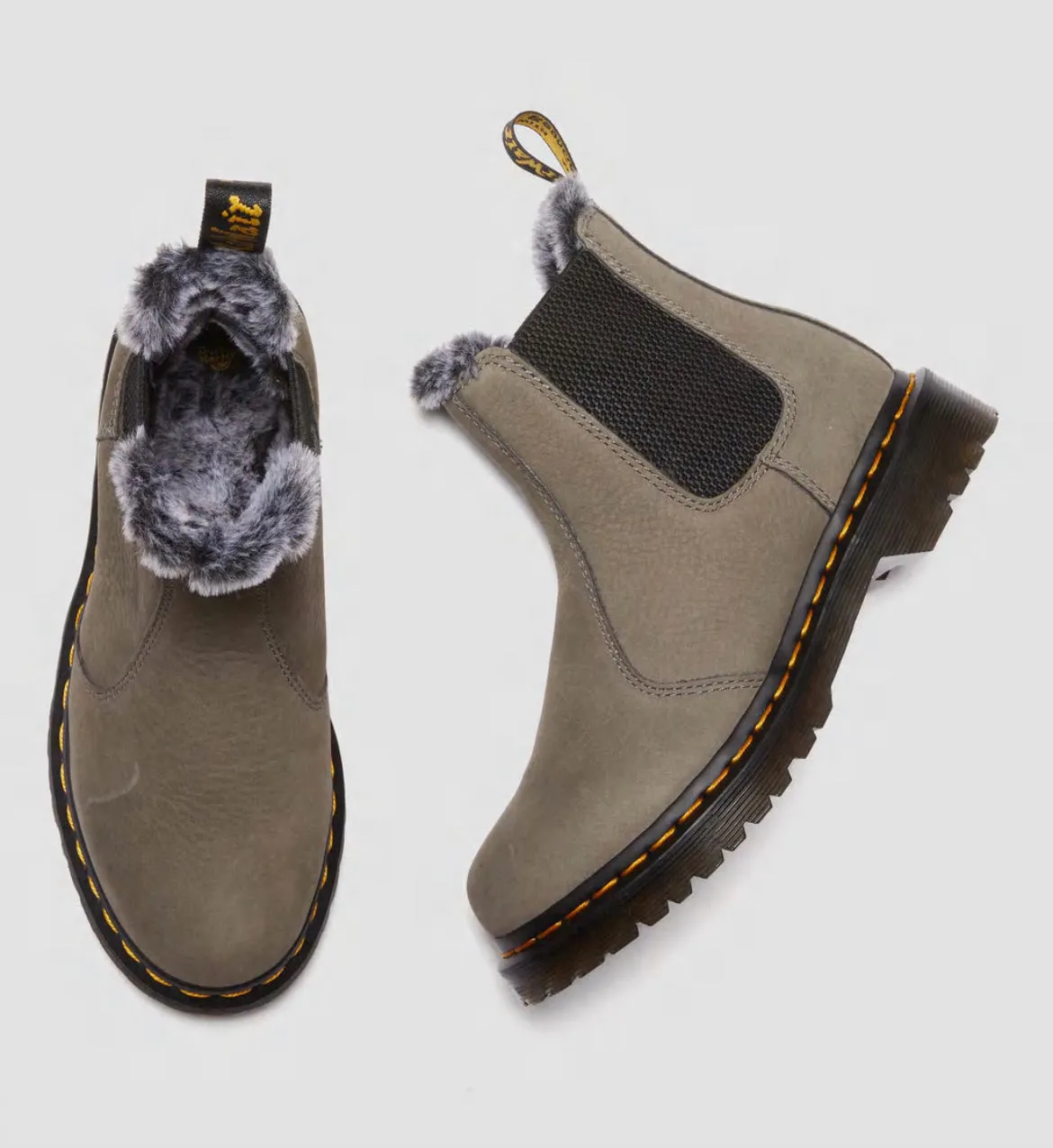 Dr.Martens 2976 Leonore Chelsea Boots Nickel Grey 30955059