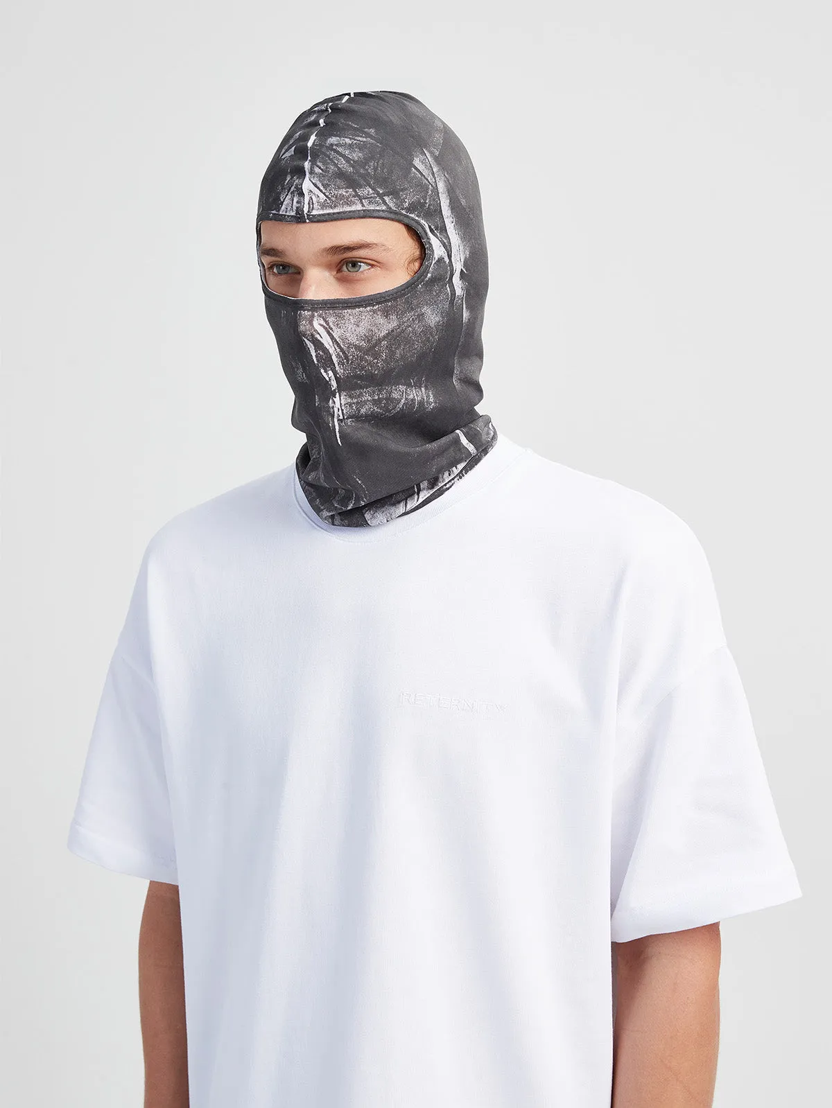 ERA BALACLAVA - WHITE PAINTED BLACK