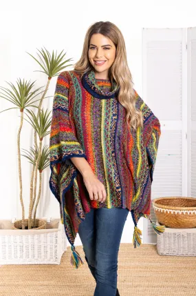 Festival Poncho - Bright Mix