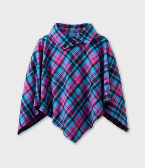 Flannel Poncho - Tropic