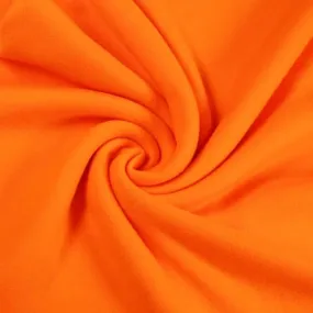 Fleece Fabric By The Yard | Orange