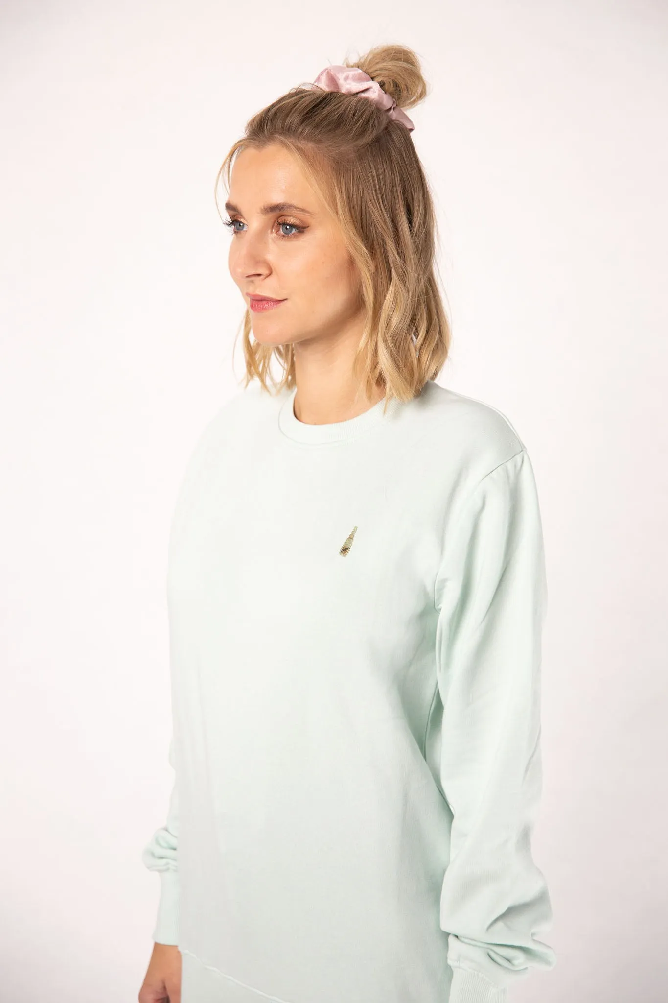 Freixenet | Bestickter Bio-Baumwoll Frauen Pullover