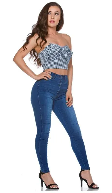 Gingham Crop Top