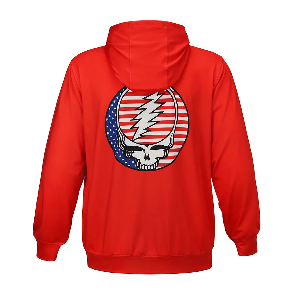 Grateful Dead | UPF 50 Hoodie | Sun and Swim US Blues Steal Your Face