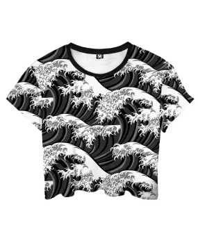 Great Wave Crop Top