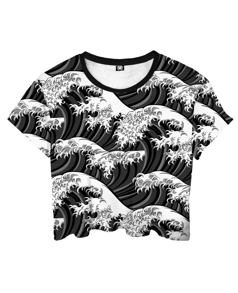 Great Wave Crop Top