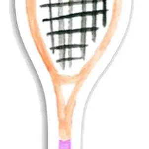 Island Haus Co - Tennis Racket Sticker