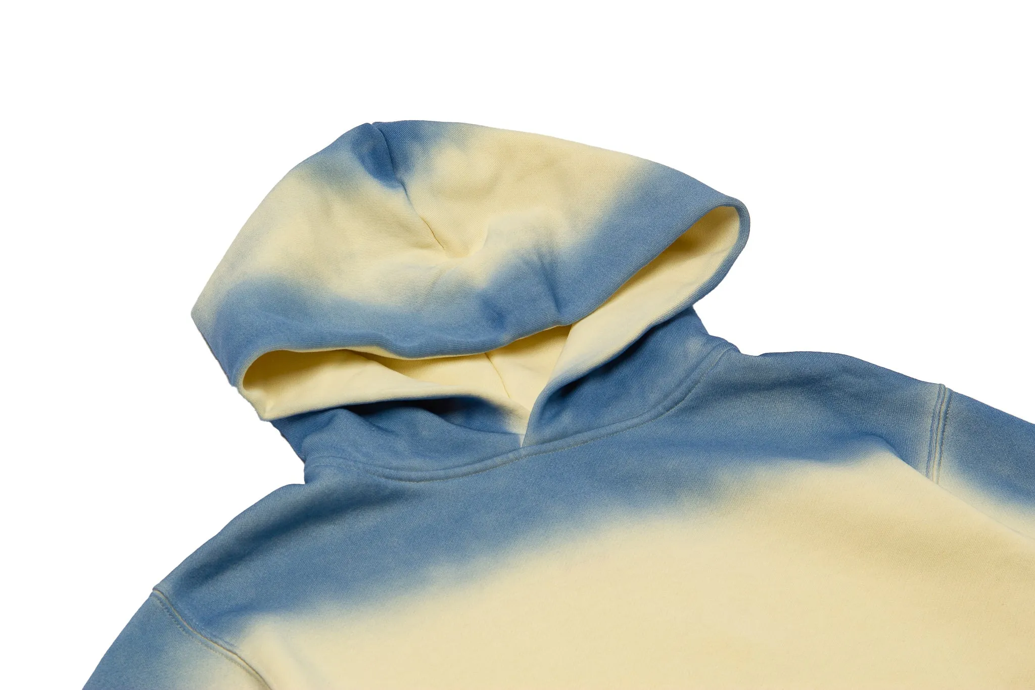 Jungles Jungles Spray Dyed Hoodie "Birch Blue Green"