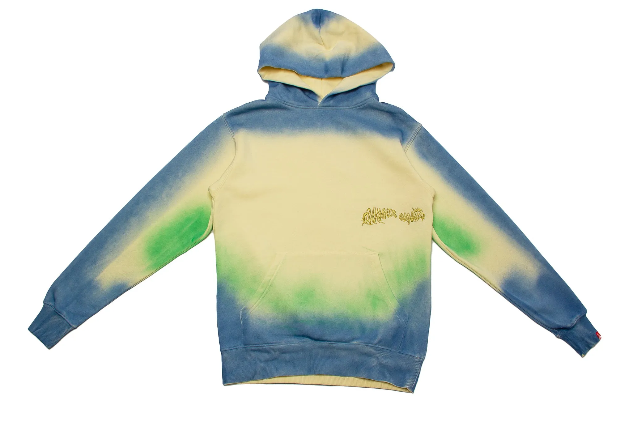 Jungles Jungles Spray Dyed Hoodie "Birch Blue Green"