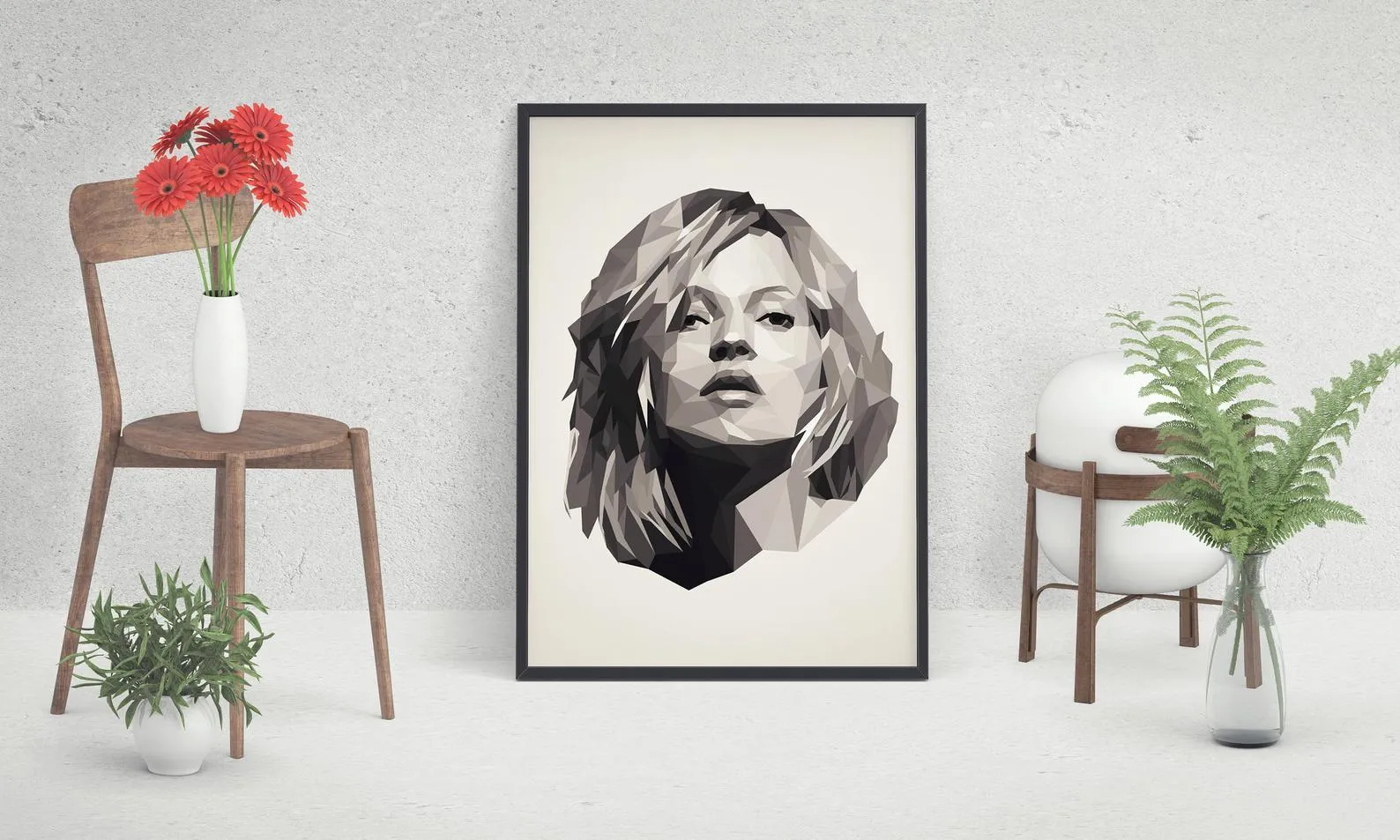 Kate Moss Poster, Custom Print, Model Poster, Custom Black And White Poster, Home Decor, Wall Hangings, Kate Moss Fashion Photography