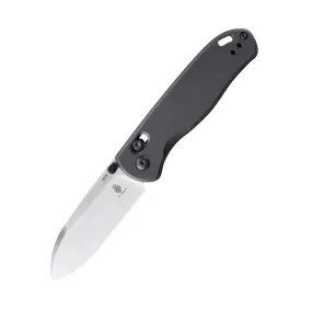 Kizer Drop Bear Clutch Lock Aluminum Gunmetal V3619C1 (2.97 Satin)